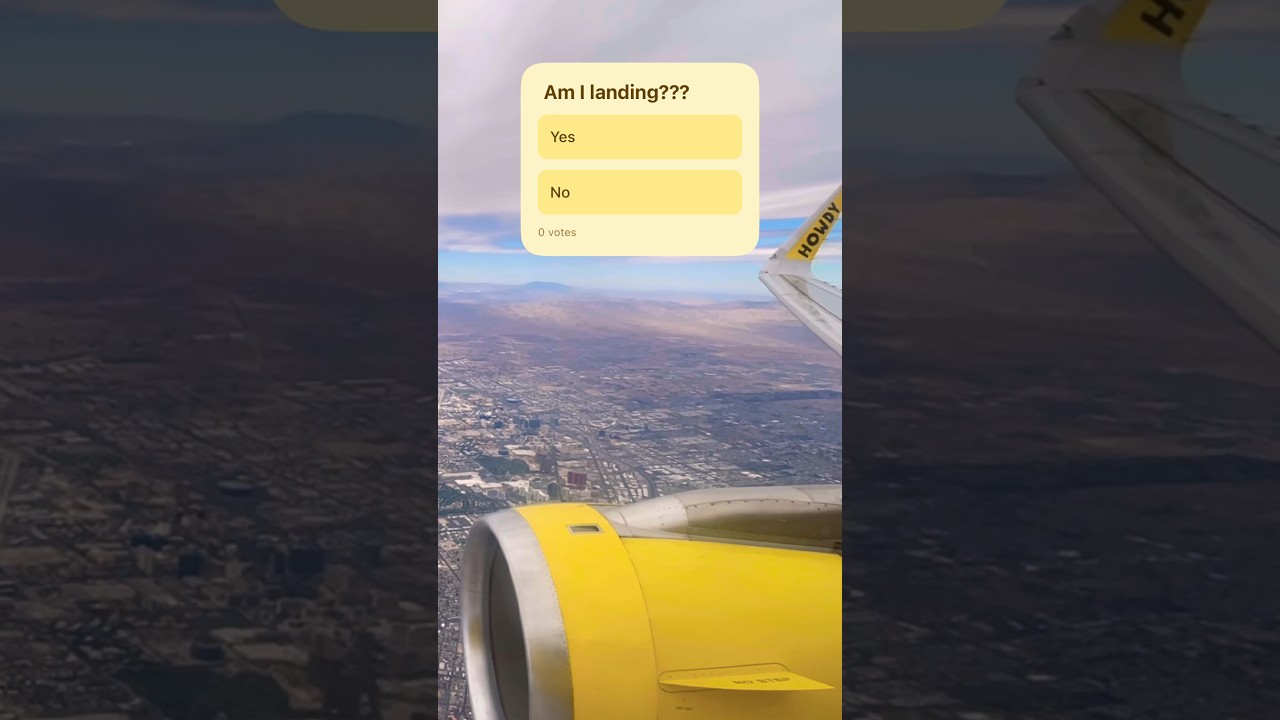 POV: You Think I&rsquo;m Landing&hellip; On Spirit 😉✈️ #aviation #spiritairlines #pov #flying
