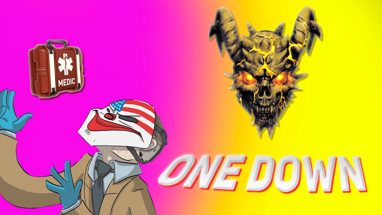 PAYDAY 2 Очень МОЩНЫЙ ONE DOWN БИЛД 60К УРОНА В СЕКУНДУ