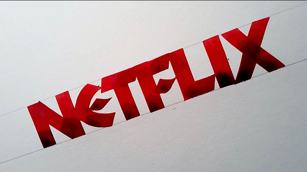 &lsquo;NETFLIX&rsquo; Written in Neuland Calligraphy - Using Automatic pen | Real-Time lettering
