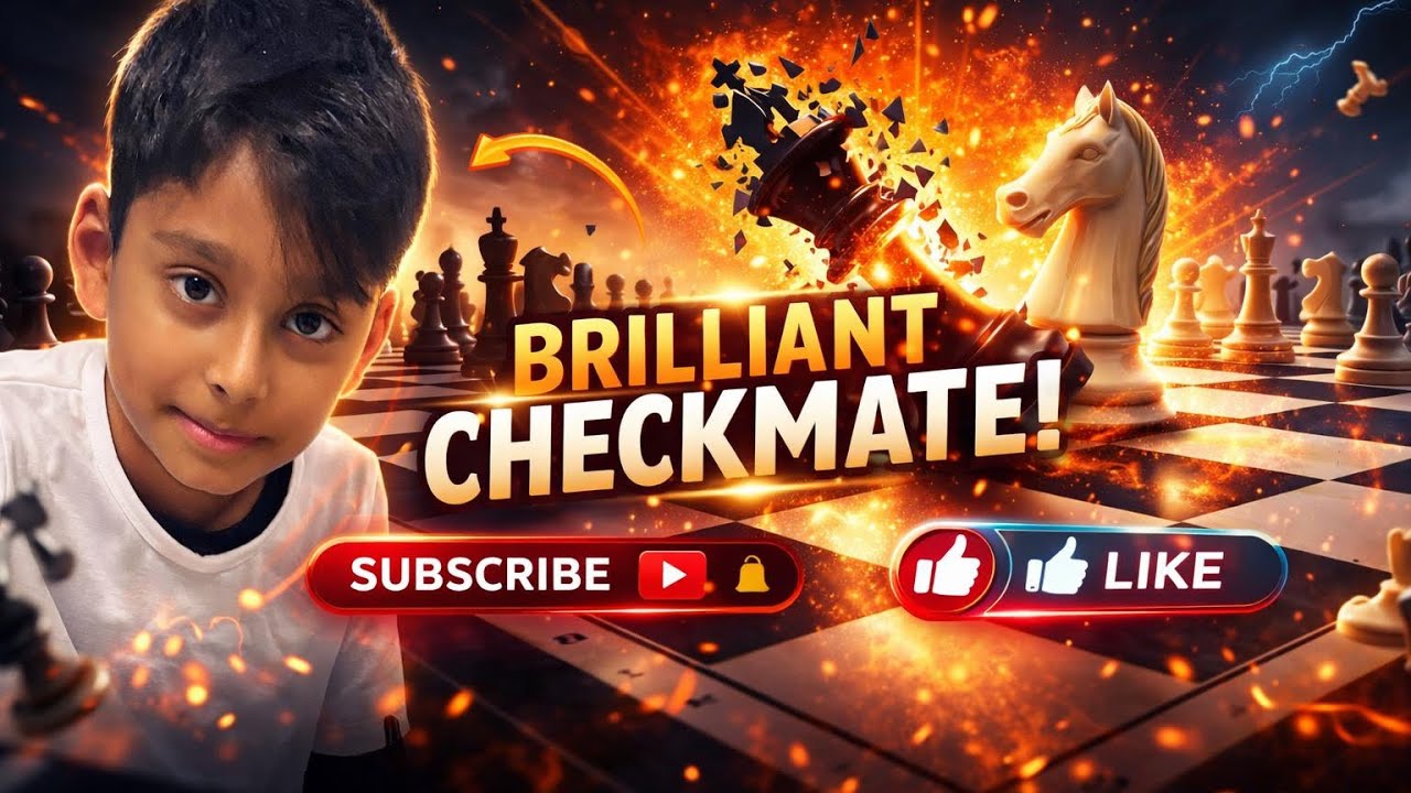  8 year boy Old#viral #chesscom #chess #rook #indonesia #chessgame #brilliantmove #chessgrandmaster 