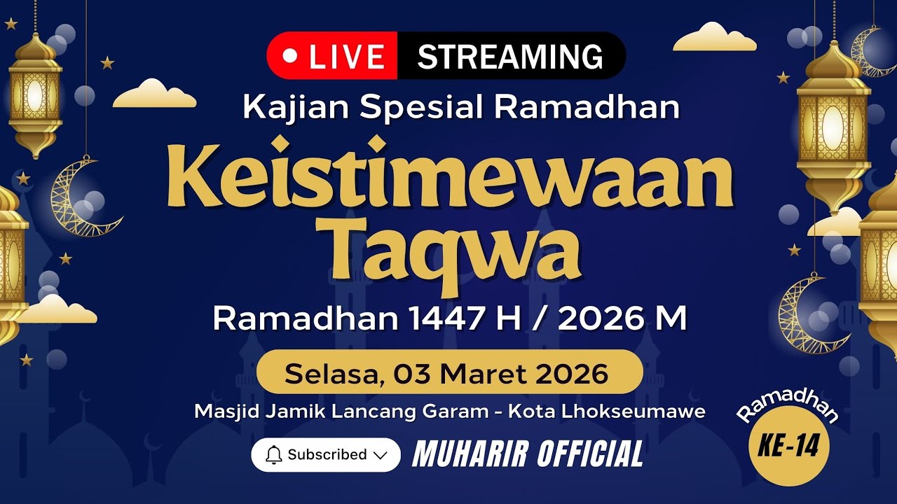 Live!!! Kajian Ba'da Zuhur Spesial Ramadhan Masjid Jamik Lancang Garam - Ust. Husni Al Lukman, S.HI