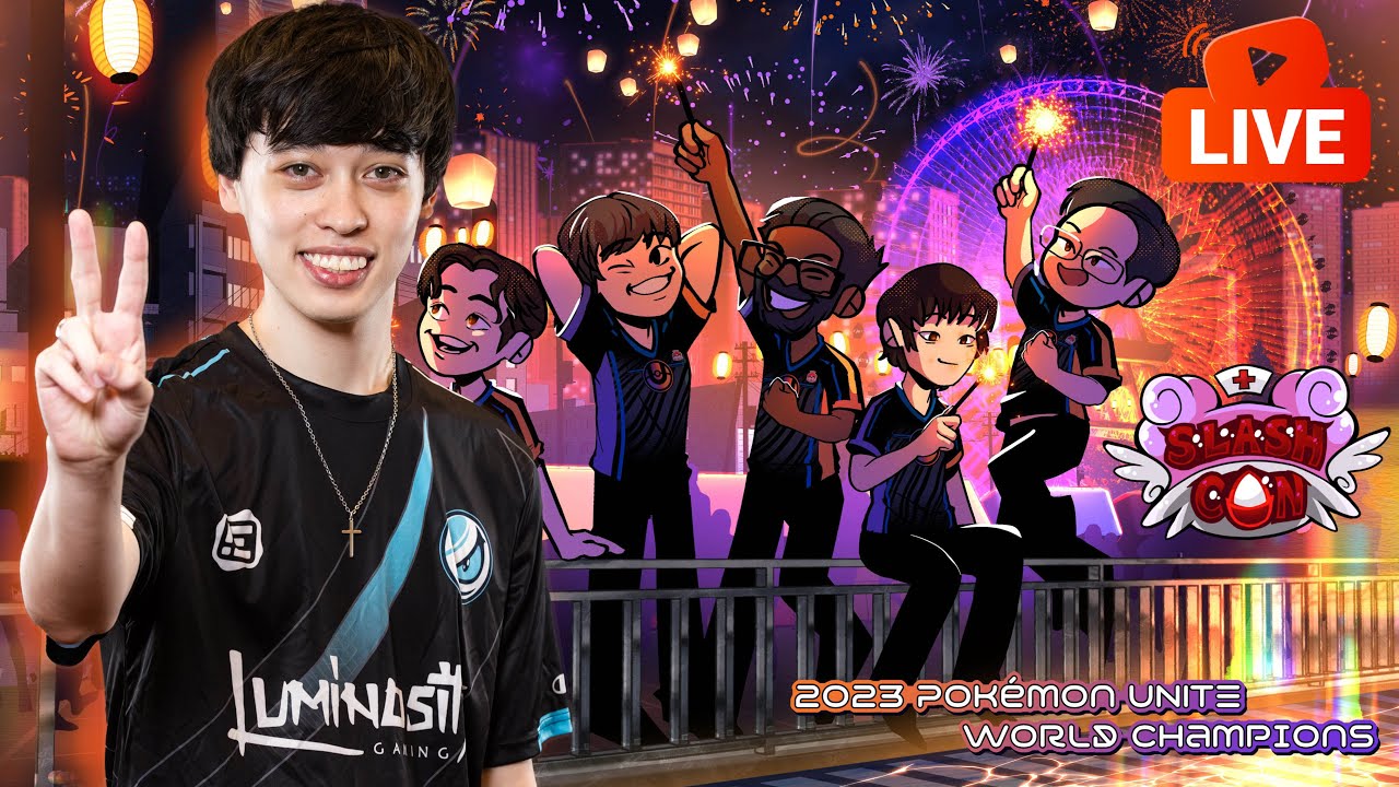 LG slash Team Facecams Japan! Luminosity Gaming 5 Stack Ladder Pokemon Unite | LG ポケモンユナイト