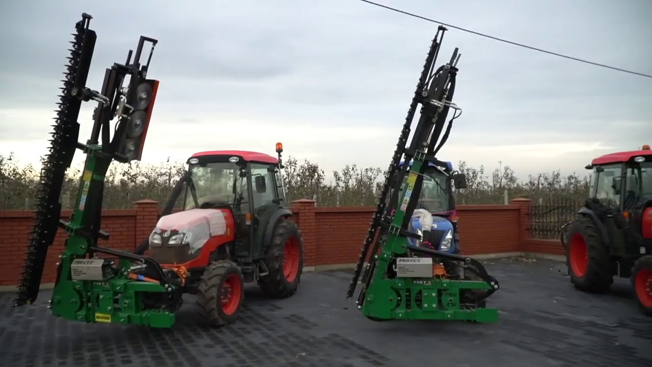 #Cięcie #mechaniczne #sadu TRZEMA LISTWAMI PRO-CNC / model ProCut 304 - mechanical prunnig orchard