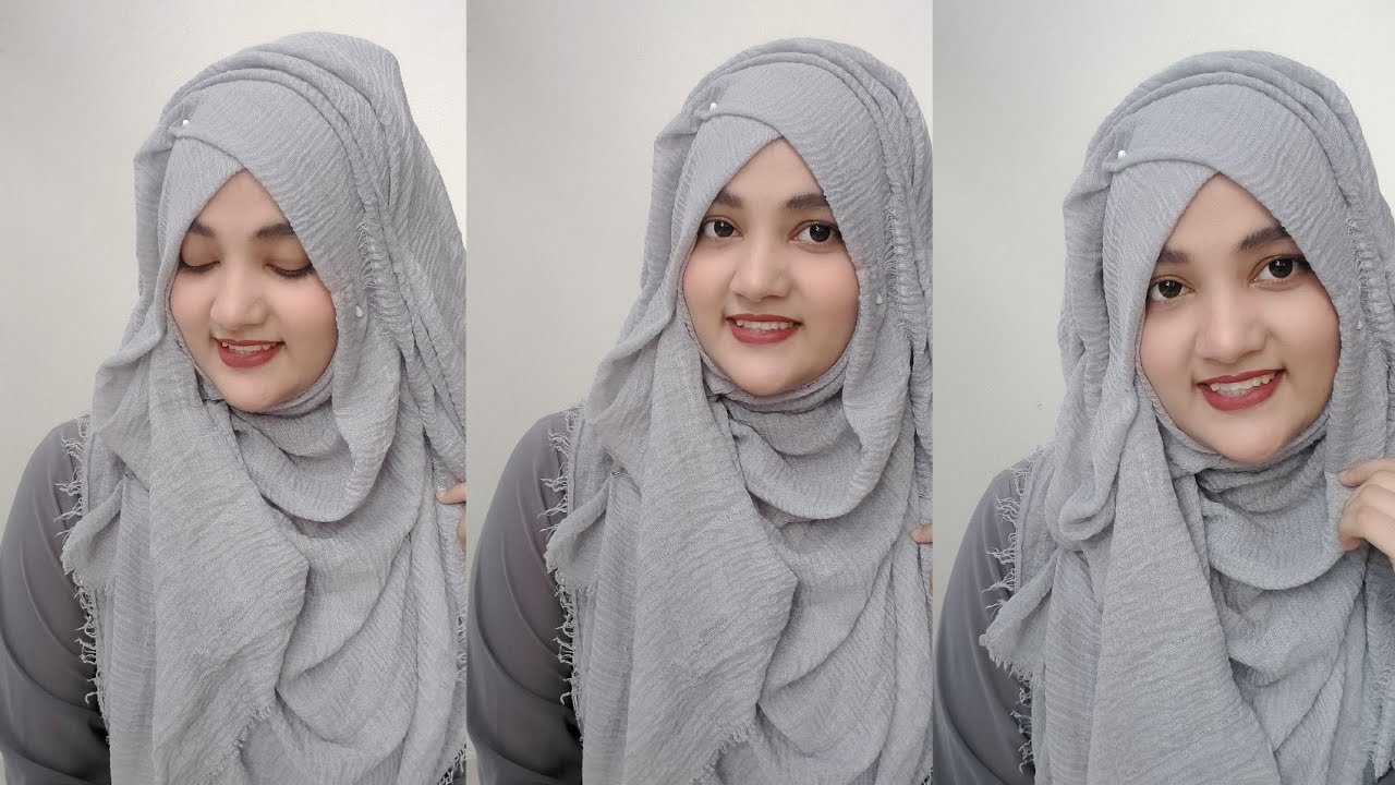 Criss Cross Easy and Simple Party Hijab Tutorial 2020||Full Coverage Criss Cross Hijab Style