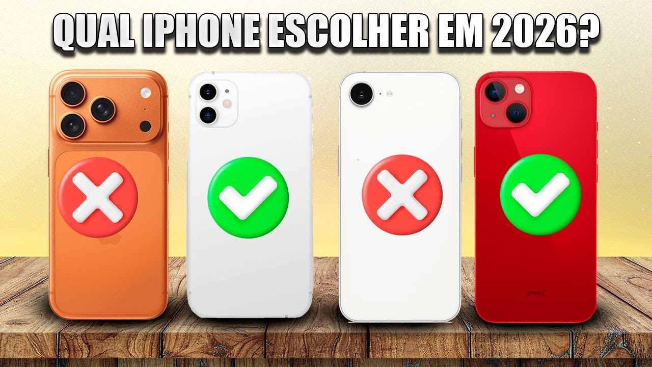 Qual IPHONE ANTIGO COMPRAR em 2026? | IPHONE antigo qual COMPRAR? Não jogue seu DINHEIRO FORA!