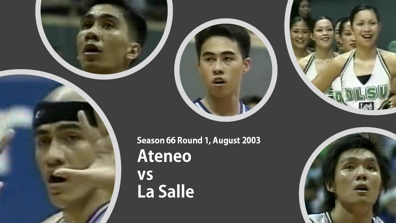 Ateneo vs La Salle August 9, 2003 Season 66 Round 1
