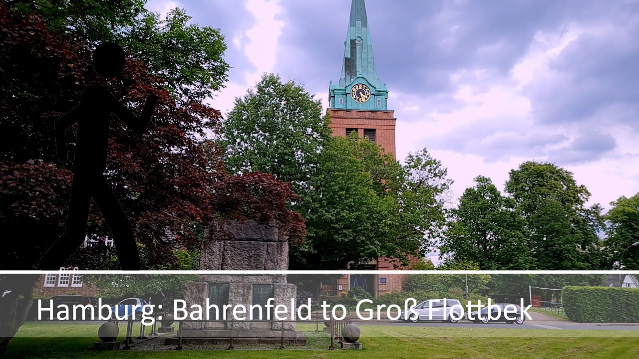 Der Geher in Hamburg: Bahrenfeld to Groß Flottbek