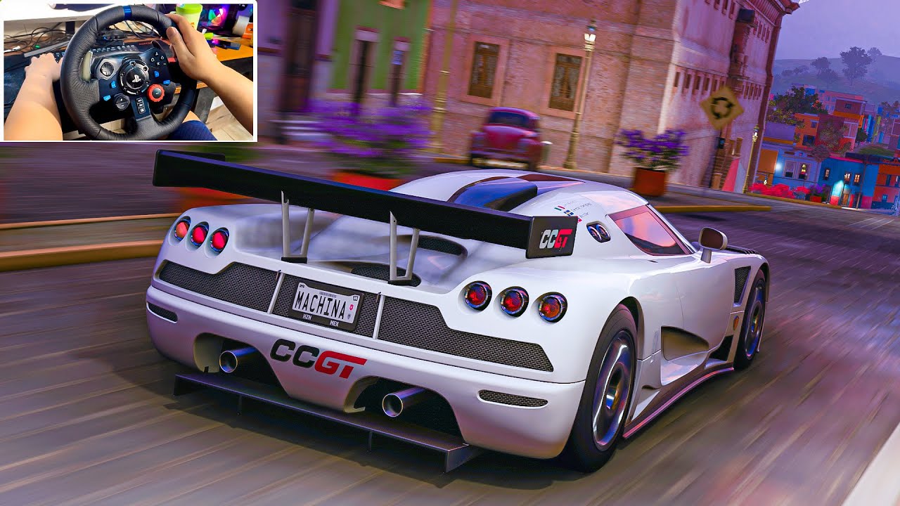 KOENIGSEGG CCGT | Forza Horizon 5 | Steering Wheel Gameplay