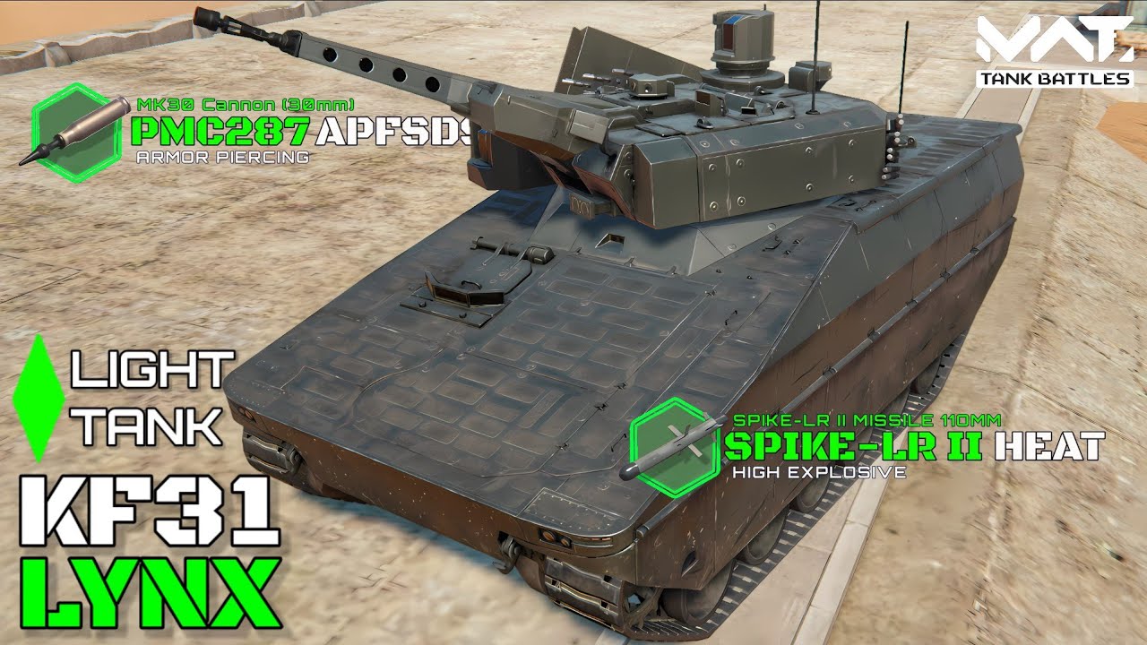 KF31 Lynx Light Tank! August Battlepass Free Vehicle Quick View and Gameplay | MWT Tank Battles