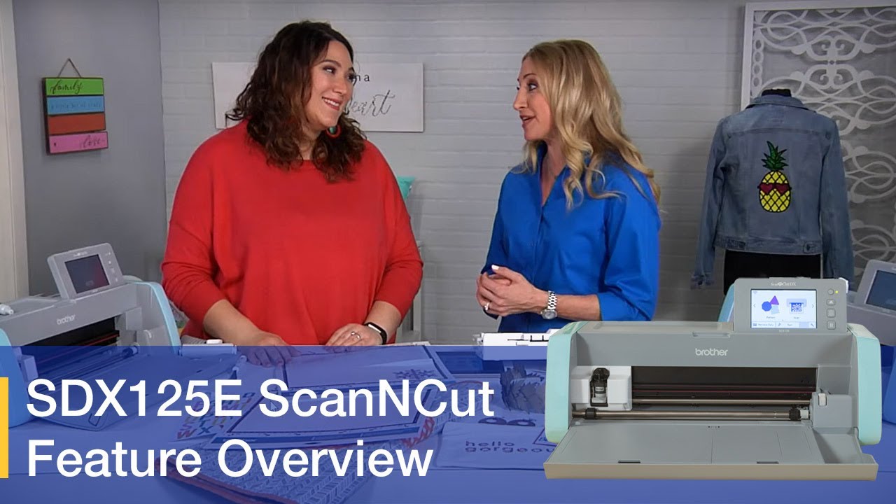 Brother ScanNCut DX SDX125e Electronic DIY Cutting Machine with Scanner