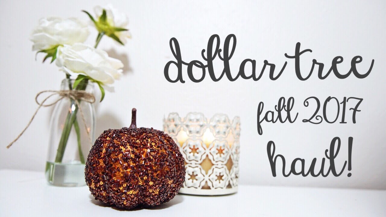 DOLLAR TREE HAUL! 🍂🎃  I hit the fall decor jackpot! july 27 2017
