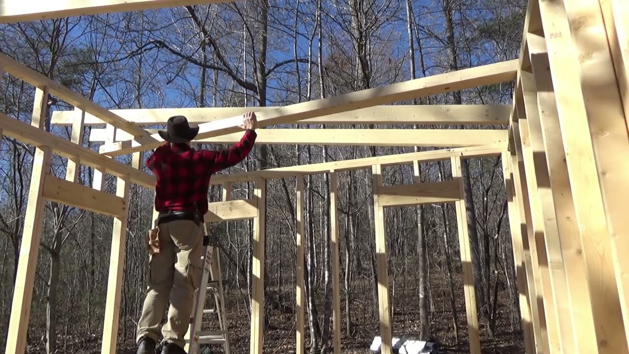 Building a Cabin Alone in the Appalachian Mountains