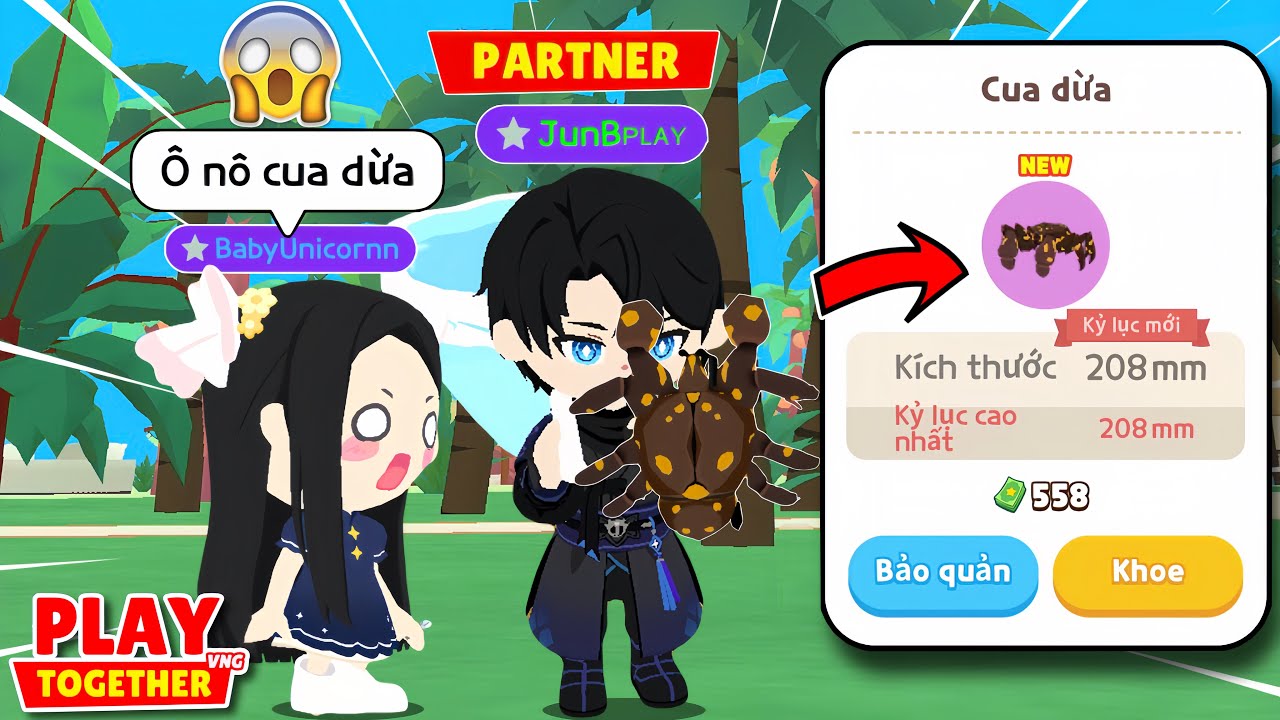 Play Together | Mình Đã Bắt Thành Công Cua Dừa Bọ Hiếm Nhất Khiến Uni Phải Sợ
