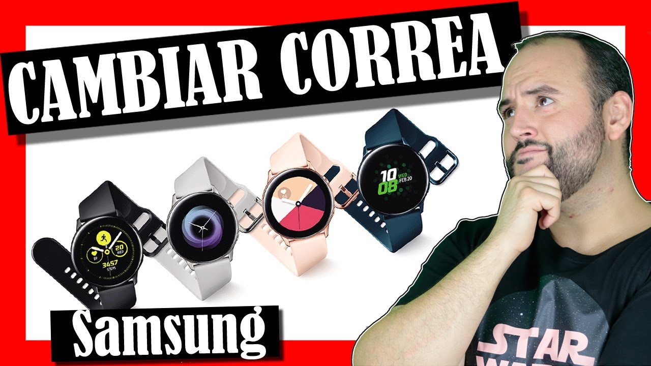 😲 Cómo CAMBIAR la CORREA de Samsung Galaxy Watch ACTIVE, Active 2, WATCH, Watch 3, GEAR S3] ⌚