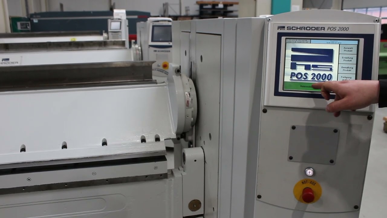 SCHROEDER MPB 3200/2.0 gebr. Schwenkbiegemaschine
