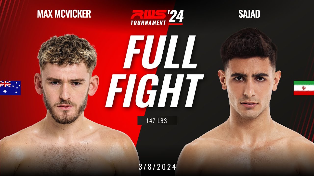 Полный бой l Max McVicker MuayU vs Sajad Venum Muay Thai I RWS