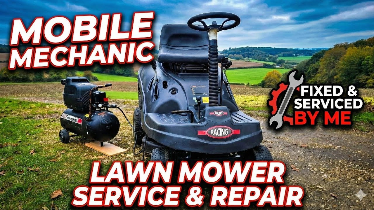 Racing Mower Full Service, Deep Clean And Inspection At Customers Home - The Full Video 