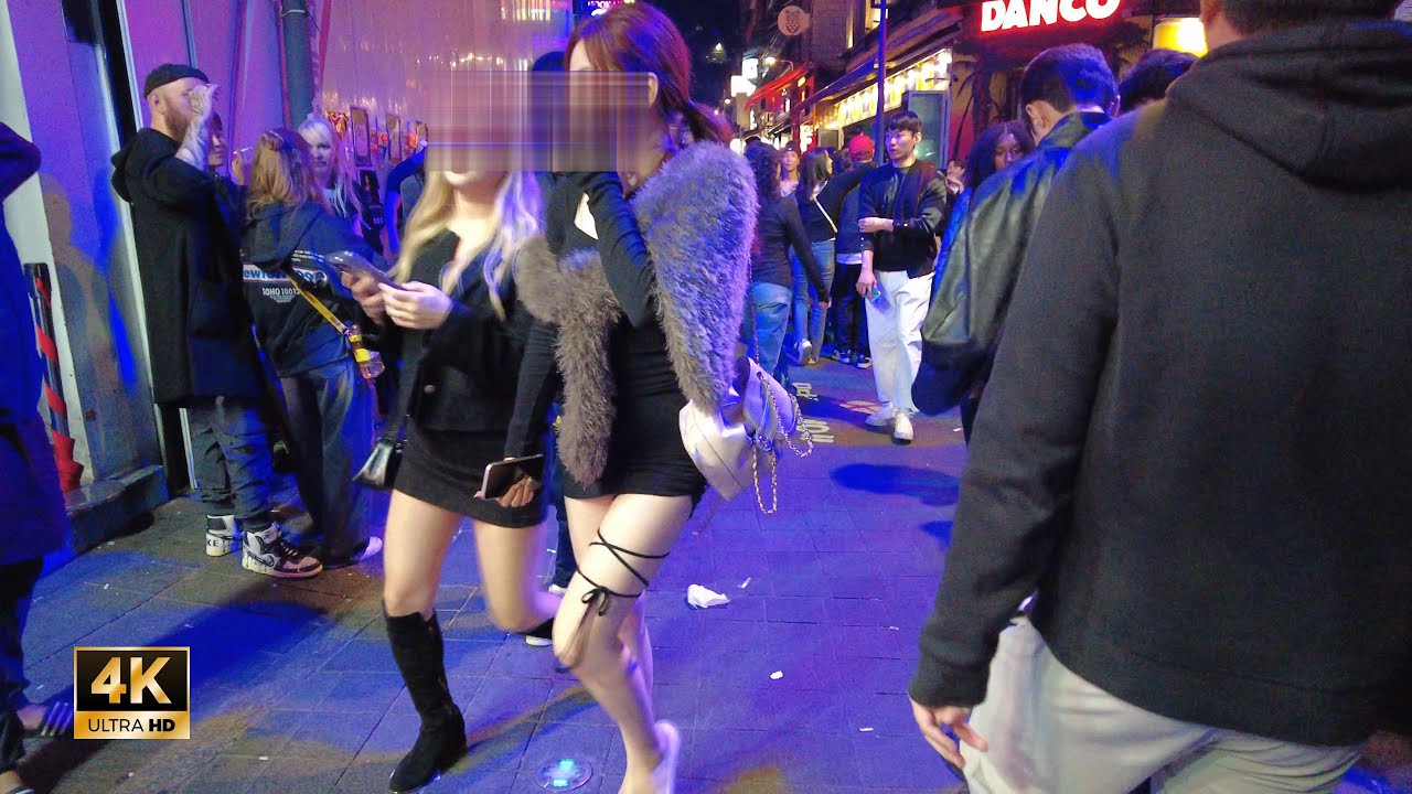 ［Itaewon 4K］Seoul Night Walk!! ~ Какова сейчас атмосфера в Итэвоне по мере приближения Дня Хэллоуина