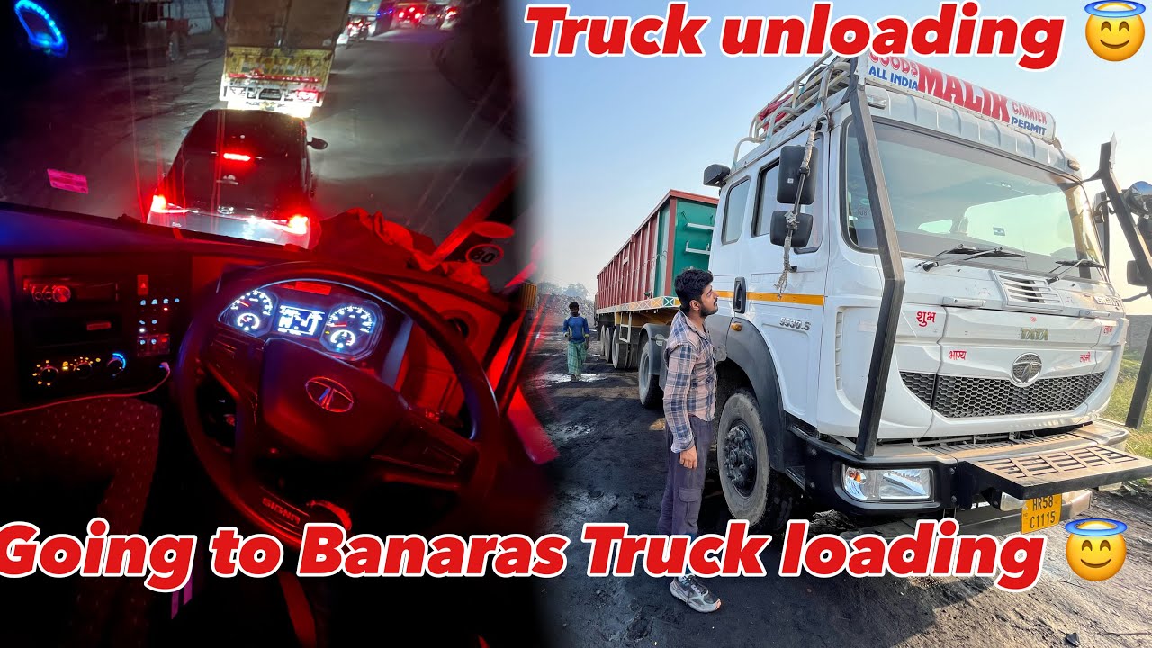 Truck unloading 😇 || Going to banaras Truck loading || Robin tralla vlogs