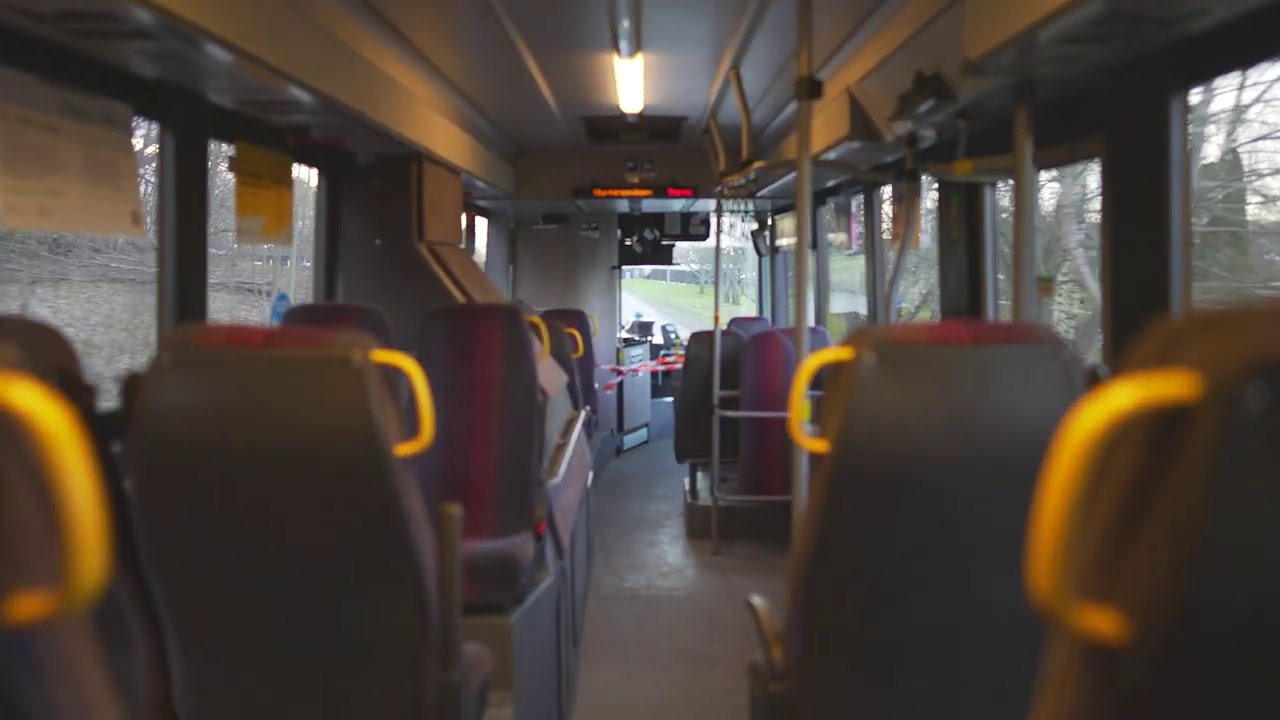 Sweden, Stockholm, bus 702 ride from Advokatbacken to Klyvningsvägen