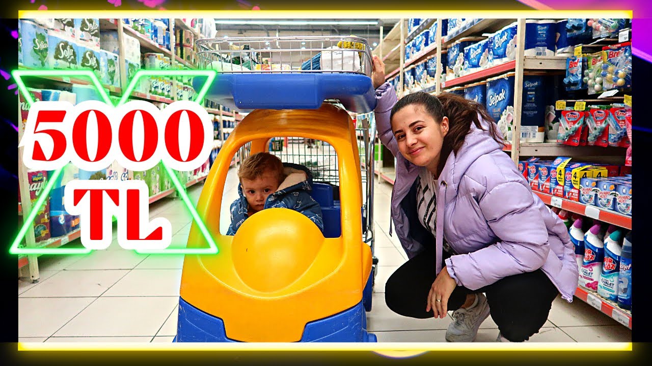 Beklenilen ALIŞVERİŞ Vlogu Geldi | 5000+ TL Hafifledik | 2 Market 1 Oyuncak Mağazası | VLOG