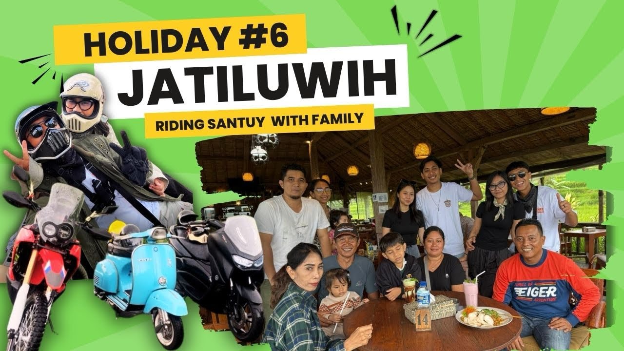 SLOW RIDING TO JATILUWIH WITH FAMILY, ADEM BANGET!!! #riding #ridingvibes #holiday #jatiluwih #vlog 