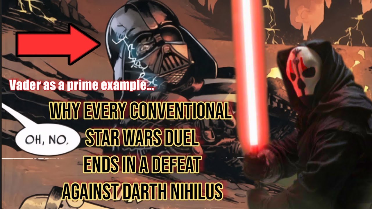 Why Darth Vader is NOT IMMUNE To Darth Nihilus' Force Drain | LEGENDS