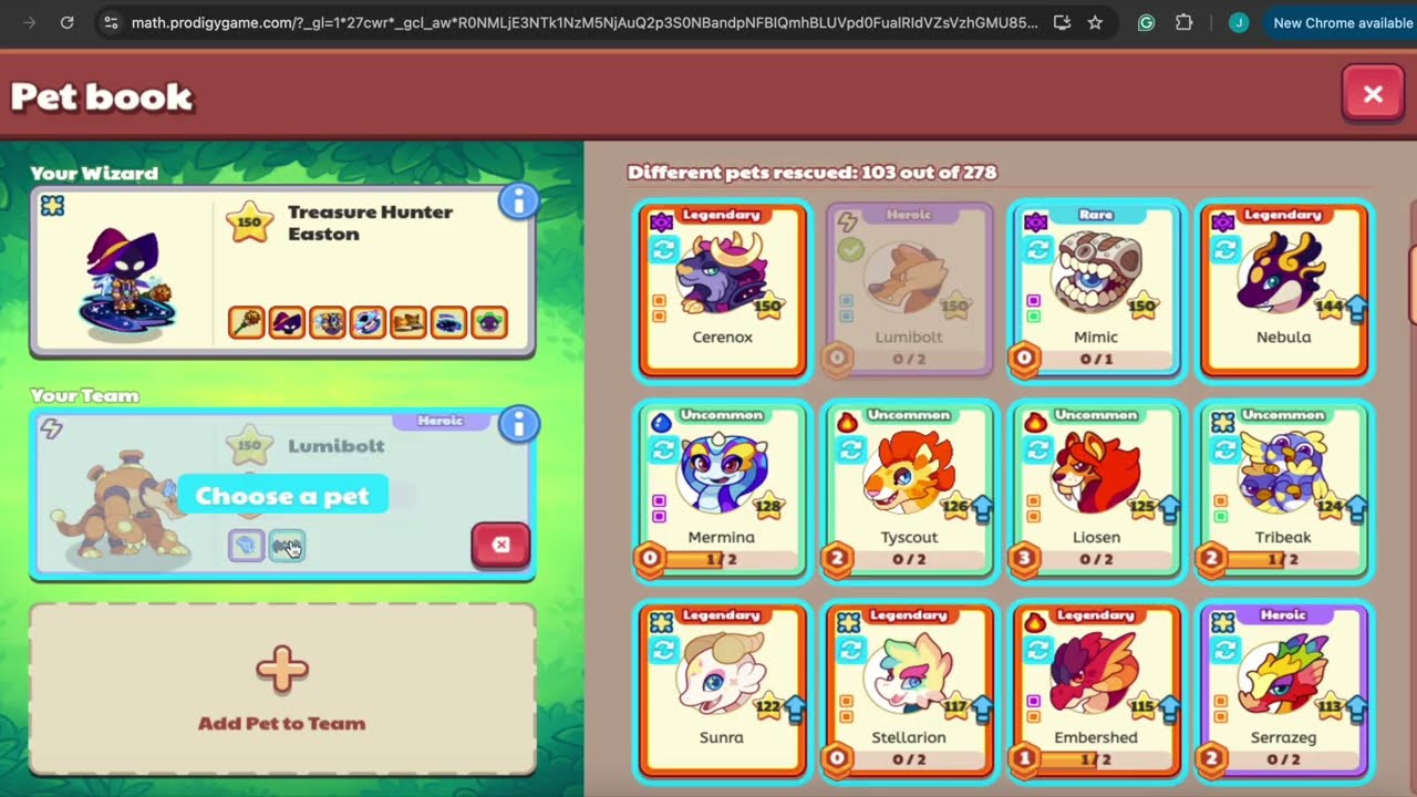 Top 5 Best Pets in Prodigy