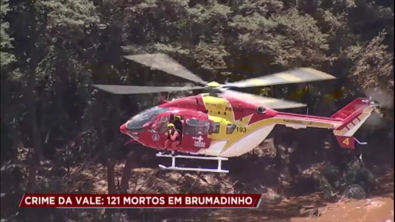 Sobe para 121 o número de mortos na tragédia de Brumadinho (MG)