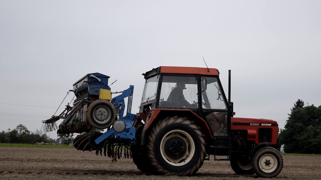 Siew pszenicy 2019 (zetor 5320, agro lift, poznaniak)