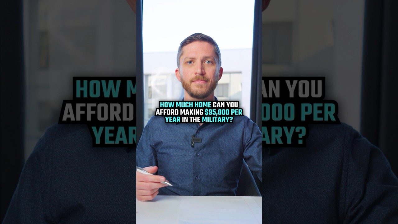 Buying a Home Making $95,000 in the Military? #mortgage #valoan #homebuying