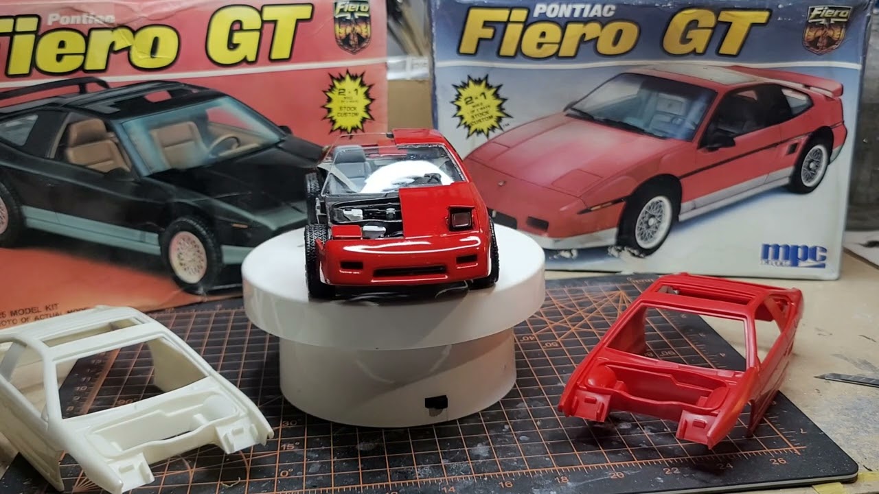 fieros in scale episode 11, plastic scale models