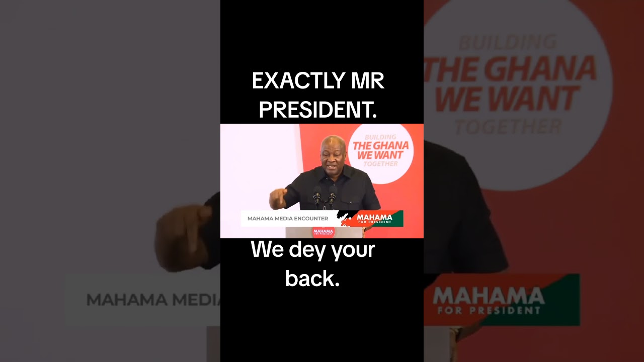 John Dramani Mahama Said Ghanaians Are Demanding Accountability From The NPP Government