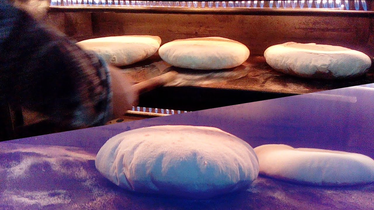 طريقة خبز المطلوع في الفرن الحديدي بالتفصيل الممل