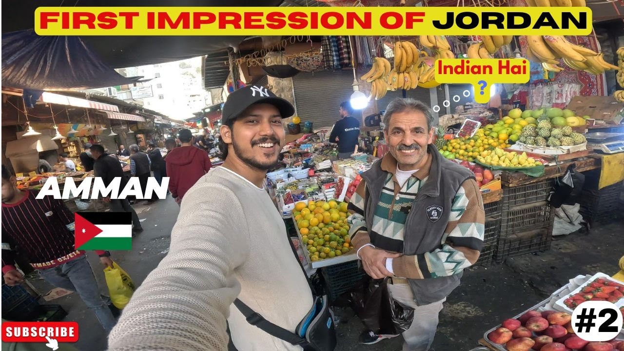 First impression of AMMAN || Indian in JORDAN Ep- 02 || How is MARKET ?#jordan #amman #arabic #india
