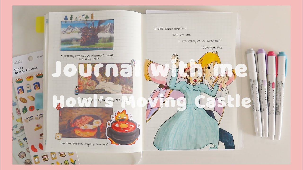 Journal With Me 📔| Howl's Moving Castle 🔥🍳