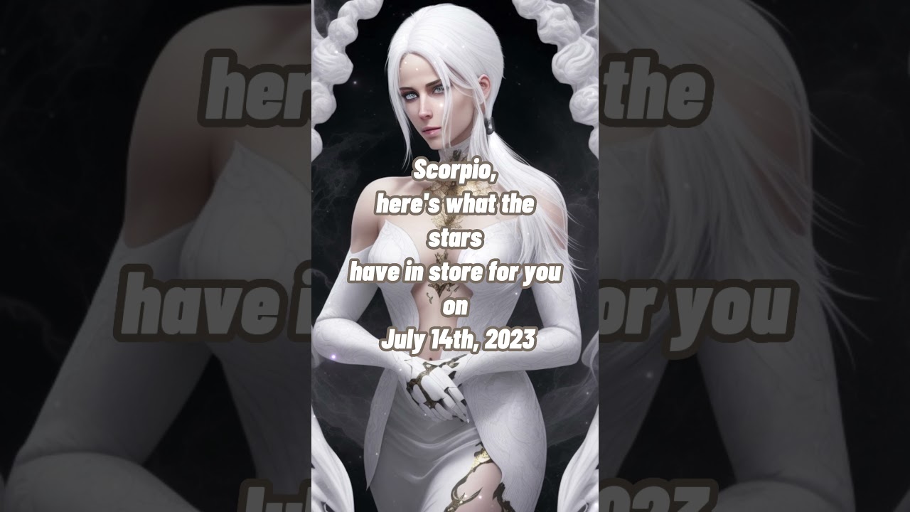 Scorpio horoscope for July 14, 2023