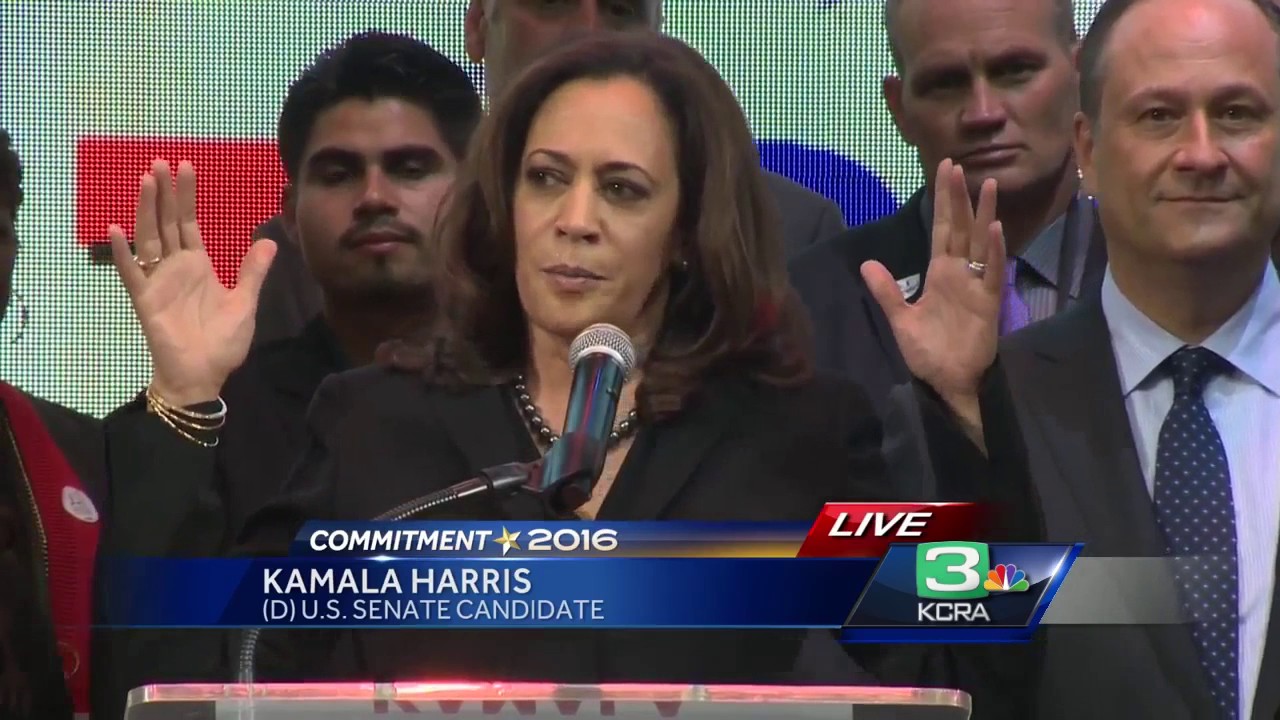 Kamala Harris will ‘fight for our ideals’ in U.S. Senate