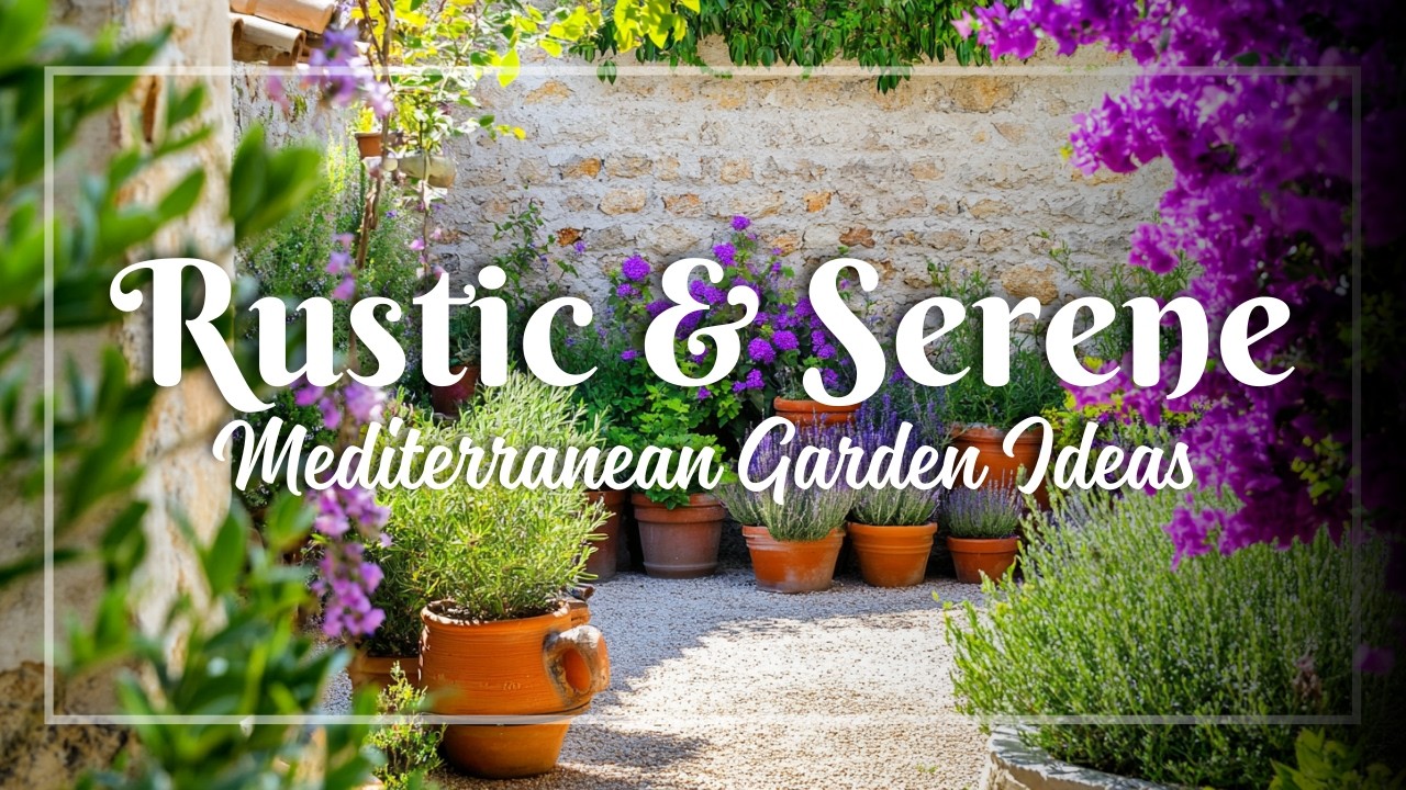 Mediterranean Garden Ideas: Small-Space Landscaping with a Sunny, Serene Touch