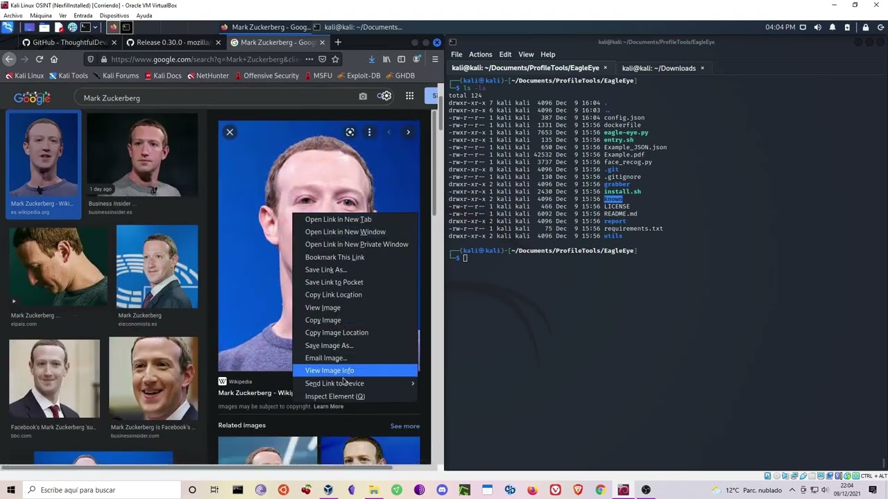 OSINT con Linux - Modulo 3.5: EagleEye
