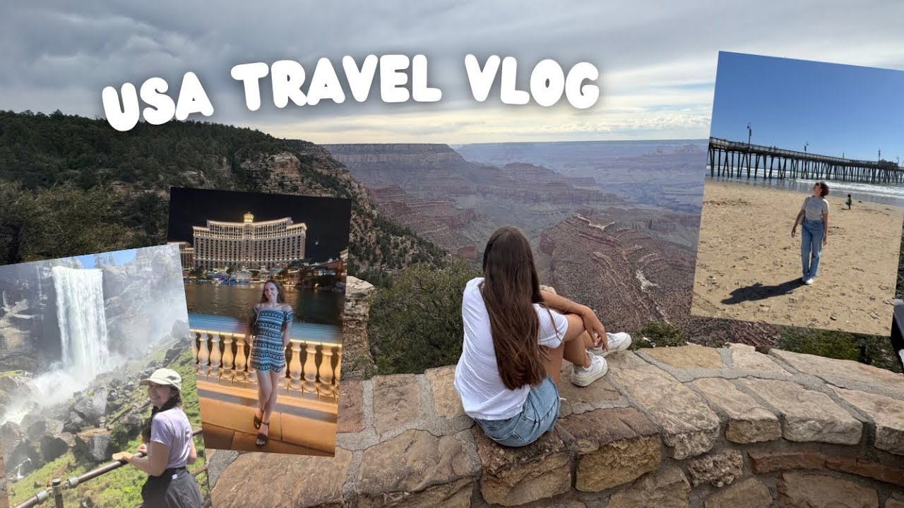 ASMR Travel Vlog | 3 Week USA Roadtrip 🚘🇺🇸 (Whispered Voiceover, Finger Flutters)