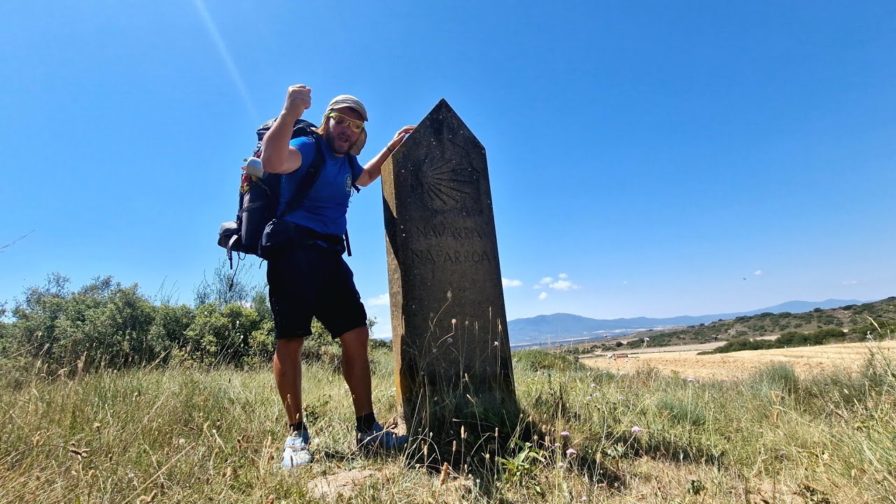 Etapa 28 de mi camino a Santiago De Compostela 😃 ❤️ ⛺️  Ruesta - Sangüesa 23km