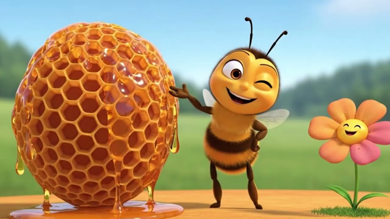 🍯 Música da Abelhinha 🐝 | Aprenda sobre a Natureza e o Mel com lumama