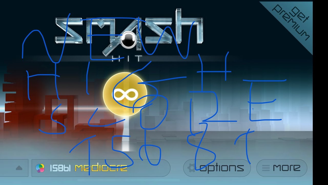 Smash Hit Fast Forward: No crystals missed, all checkpoints passed.