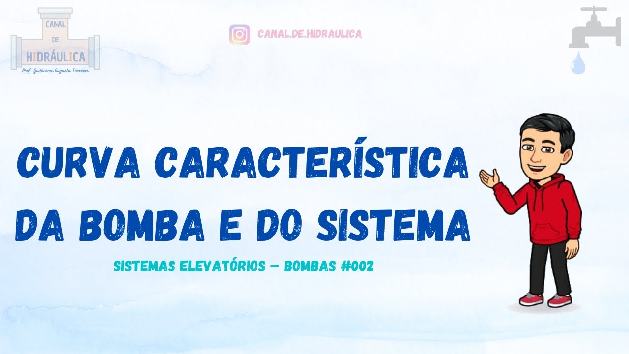 Curva Característica da Bomba e do Sistema – Sistemas elevatórios #002