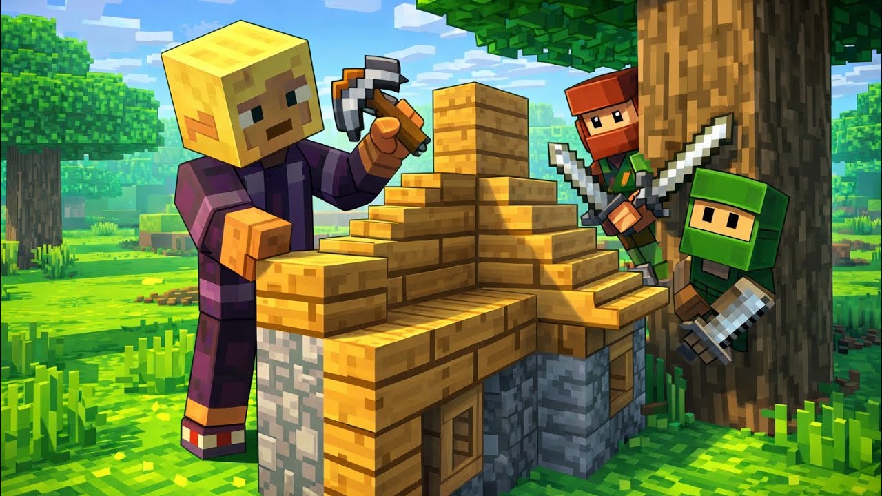 СТРОЮ НОВЫЙ ДОМИК - Minecraft #9