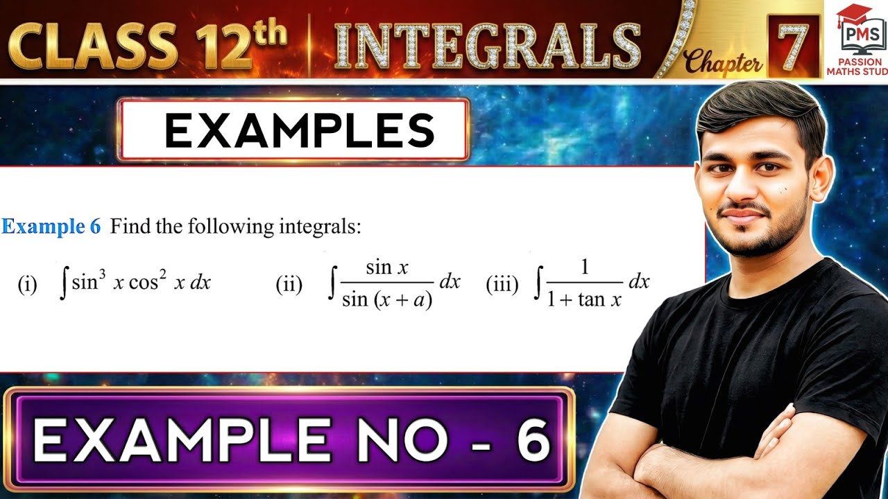 Class 12 Ex 7.2 example 6 Maths | Example 6 class 12 maths ch7 | Class 12 Maths Ex 7.2 example 6