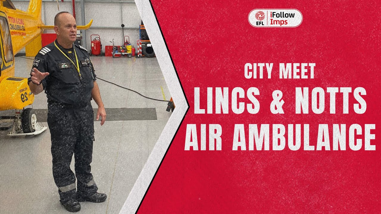 City meet Lincs and Notts Air Ambulance team