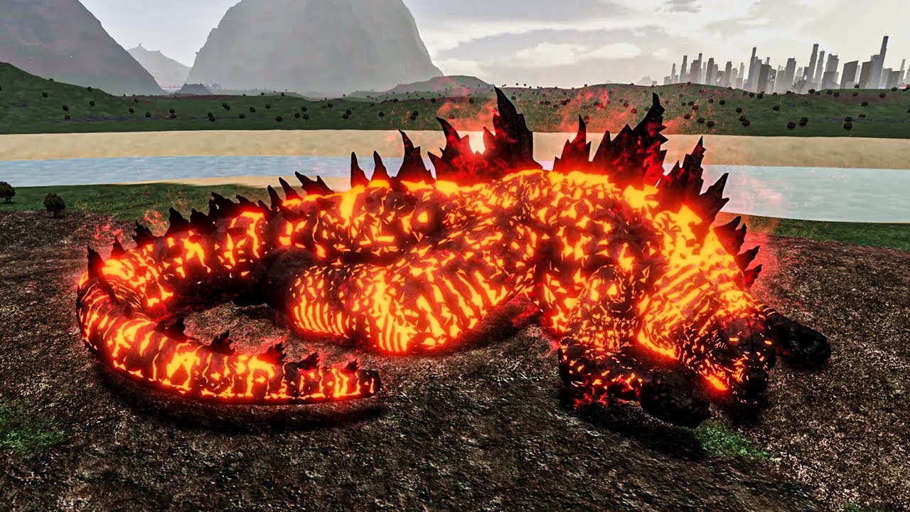 Playing As Evolved Thermo Godzilla 2024 - Roblox Age Of Titans ( Kaiju Arisen New Version )