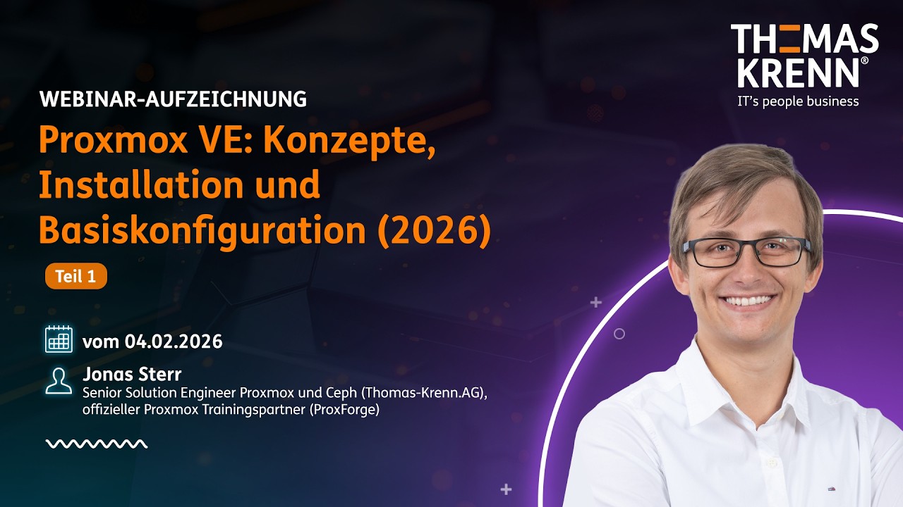 Proxmox VE Teil 1:  Konzepte, Installation und Basiskonfiguration 2026